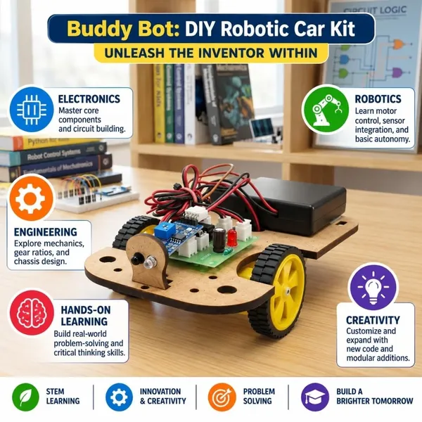 DIY_Back_Off_Buddy_Robot_Runs_Away_from_Hand_IR_Sensor_Based_Smart_Robotic_Car_STEM_Science_Project_Experiment_Working_Model_Robotics_Learning_Educational_Toy_Kit_for_School_Kid_and_Student