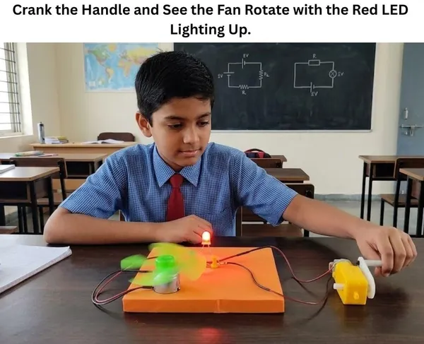 DIY_DC_Electric_Generator_Physics_Experiment_Kit,_Hand_Crank_Electricity_Generation_Working_Model,_STEM_Educational_Science_Activity_for_School_Students