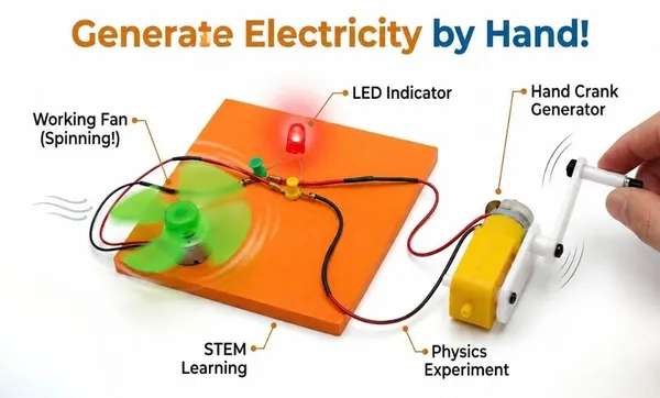DIY_DC_Electric_Generator_Physics_Experiment_Kit,_Hand_Crank_Electricity_Generation_Working_Model,_STEM_Educational_Science_Activity_for_School_Students