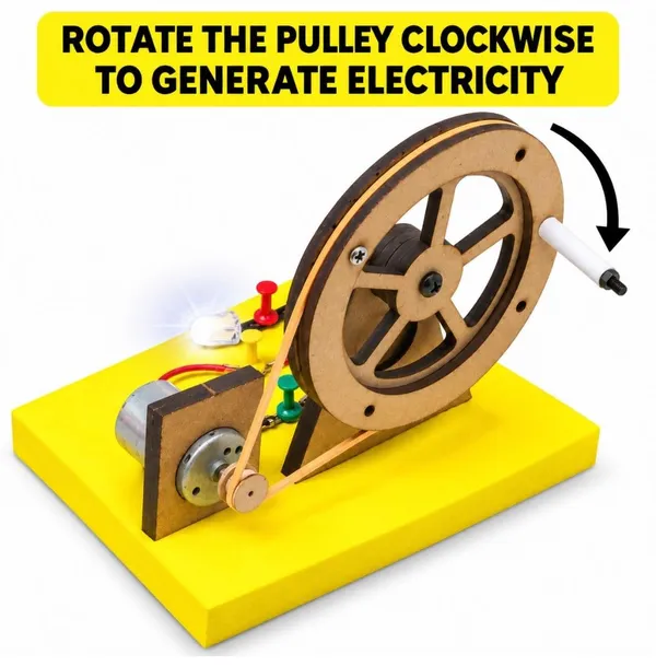 DIY_DC_Electric_Generator_Physics_Science_Project_Working_Model_Educational_Experiment_Toy_Kit_for_School_Kids_and_Students_for_Science_Fair_Exhibition_and_STEM_Learning