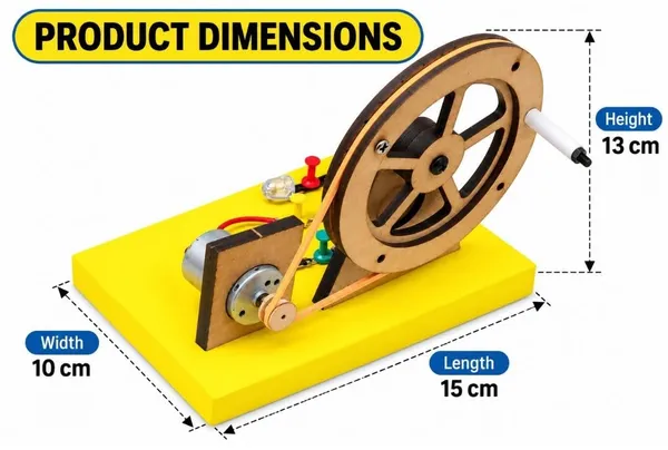 DIY_DC_Electric_Generator_Physics_Science_Project_Working_Model_Educational_Experiment_Toy_Kit_for_School_Kids_and_Students_for_Science_Fair_Exhibition_and_STEM_Learning