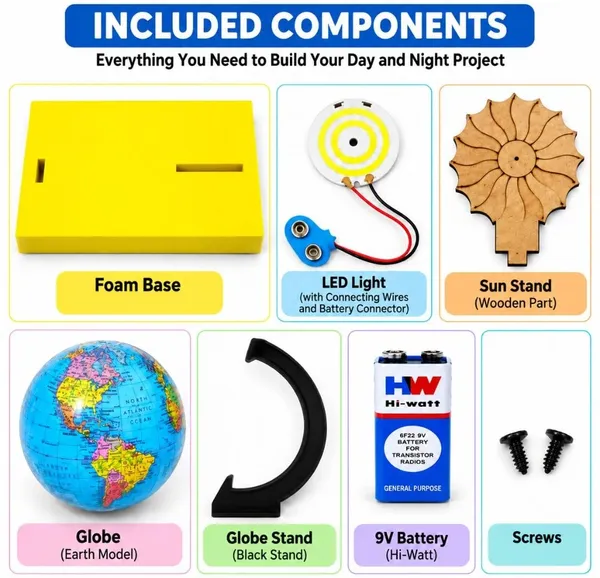 DIY_Day_and_Night_Earth_Rotation_Working_Model_for_School_Science_Project_Educational_STEM_Learning_Geography_and_Astronomy_Project_for_Class_6,7_Students
