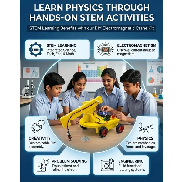 DIY_Electromagnetic_Crane_STEM_Learning_Kit_|_Science_Project_Working_Model_|_Electromagnet_Physics_Experiment_|_Educational_DIY_Activity_for_School_&_Science_Fair