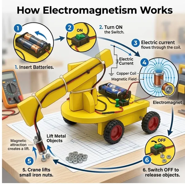 DIY_Electromagnetic_Crane_STEM_Learning_Kit_|_Science_Project_Working_Model_|_Electromagnet_Physics_Experiment_|_Educational_DIY_Activity_for_School_&_Science_Fair