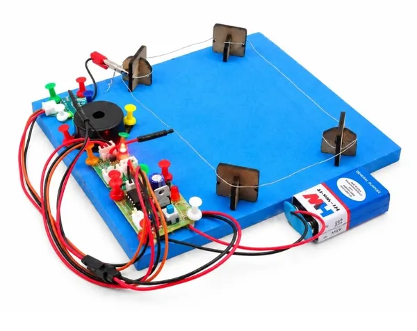 DIY_Fence_Security_Alarm_Working_Model_Physics_Science_Experiment_Project_Intruder_Touch_Detection_System_Educational_STEM_Learning_Kit_for_Class_12_School_Kids_Students_Exhibition