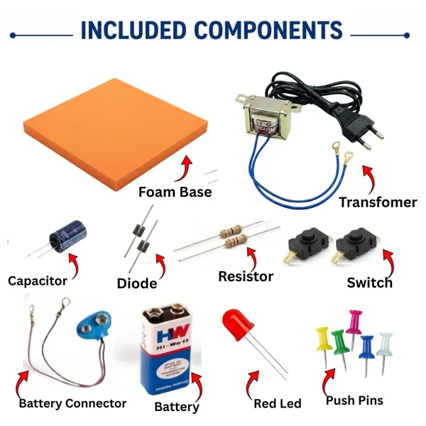 DIY_Half_Wave_Bridge_Rectifier_Educational_Learning_Science_Project_Kit_for_School_Students_Investigatory_STEM_Model