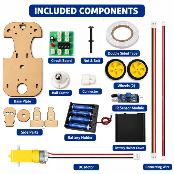 DIY_Hand_Follower_Buddy_Robot_IR_Sensor_Based_Smart_Robotic_Car_Science_Project_Experiment_Working_Model_STEM_Learning_and_Educational_Toy_Kit_for_School_Kids_and_Students