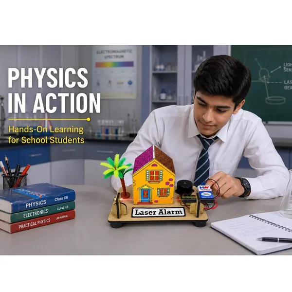 DIY_Laser_Security_Alarm_Physics_Experiment_Science_Project_Working_Model_Electronics_Learning_Intruder_Detection_System_Educational_STEM_Kit_Toy_for_School_Kids_and_Class_12_Students