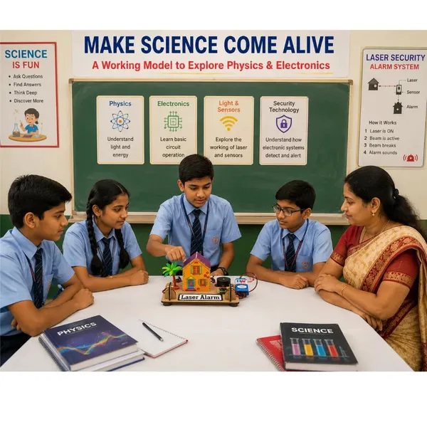 DIY_Laser_Security_Alarm_Physics_Experiment_Science_Project_Working_Model_Electronics_Learning_Intruder_Detection_System_Educational_STEM_Kit_Toy_for_School_Kids_and_Class_12_Students
