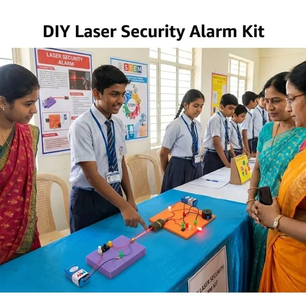 DIY_Laser_Security_Alarm_Science_Project_Working_Model_with_Laser_Sensor_and_Buzzer_Alarm_for_Class_12_Students_Physics_STEM_Educational_Learning_Experiment_Kit_School_Science_Exhibition