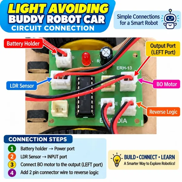 DIY_Light_Avoiding_Buddy_Robot_Car_LDR_Sensor_Robotics_Bot_Electronics_Science_Experiment_Working_Exhibition_Model_STEM_Learning_Educational_Project_Smart_Kit_for_School_Kids_and_Students