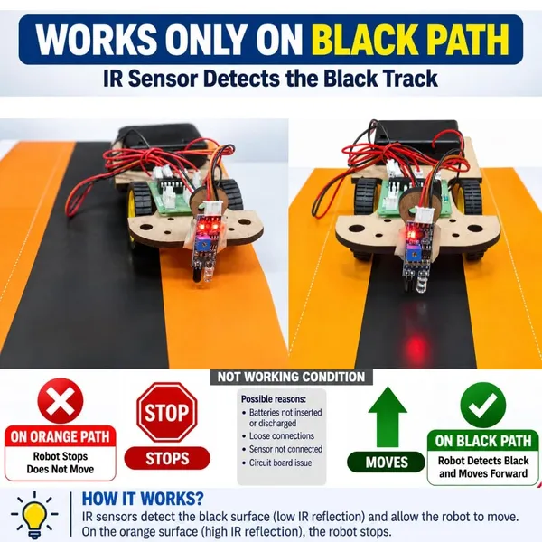 DIY_Line_Follower_Buddy_Robot_Car_with_Black_Line_Track_IR_Sensor_Based_Smart_Robotics_Science_Experiment_Project_Working_Model_STEM_Educational_Kit_for_School_Kids_and_Students