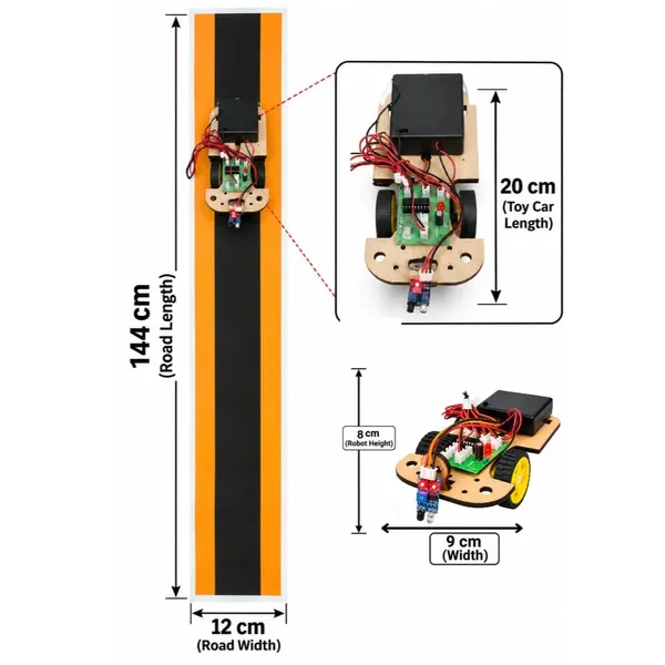 DIY_Line_Follower_Buddy_Robot_Car_with_Black_Line_Track_IR_Sensor_Based_Smart_Robotics_Science_Experiment_Project_Working_Model_STEM_Educational_Kit_for_School_Kids_and_Students