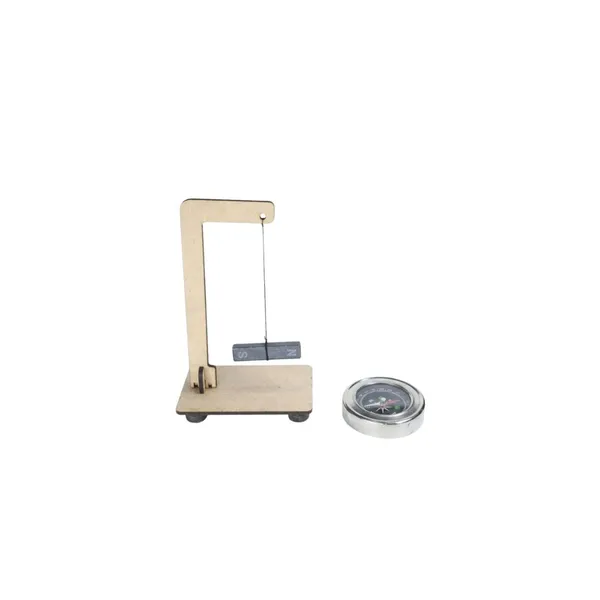 DIY_Magnetic_Direction_Compass_with_Bar_Magnet_STEM_Learning_Working_Model_North_and_South_Pole_Marking_Science_Project_Educational_Experiment_Kit_for_School_Students