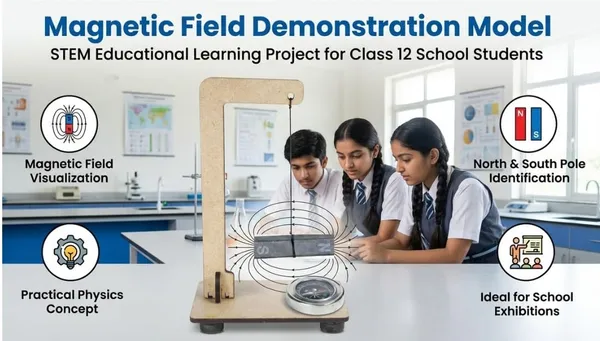 DIY_Magnetic_Direction_Compass_with_Bar_Magnet_STEM_Learning_Working_Model_North_and_South_Pole_Marking_Science_Project_Educational_Experiment_Kit_for_School_Students