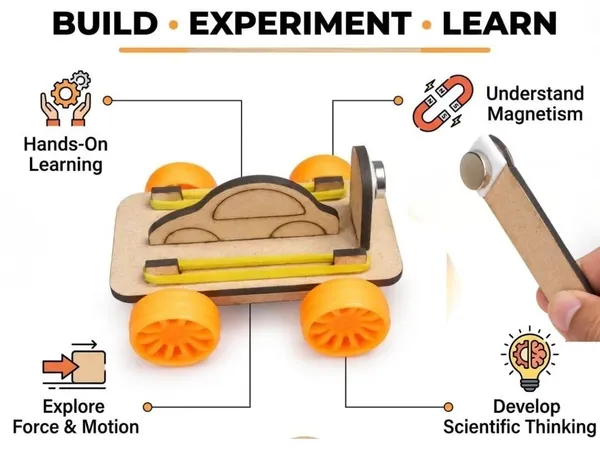 DIY_Magnetic_Toy_Car_Science_Project_STEM_Kit_Physics_Educational_Experiment_Working_Model_Demonstrating_Magnetic_Force_and_Repulsion_for_School_Kids_and_Student