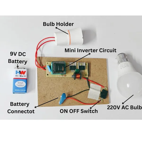 DIY_Mini_Inverter_Project_Kit_9v_DC_to_AC_Converter_Electricity_Generator_Science_Project_Working_Model_for_School_and_College_Students