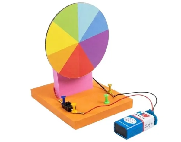 DIY_Newton's_Disc_7_Color_Wheel_Science_Project_Kit_Science_Fair_Exhibition_Projects_Working_Model_Physics_Experiment_STEM_Educational_Learning_Activity_for_School_Kids_and_Students