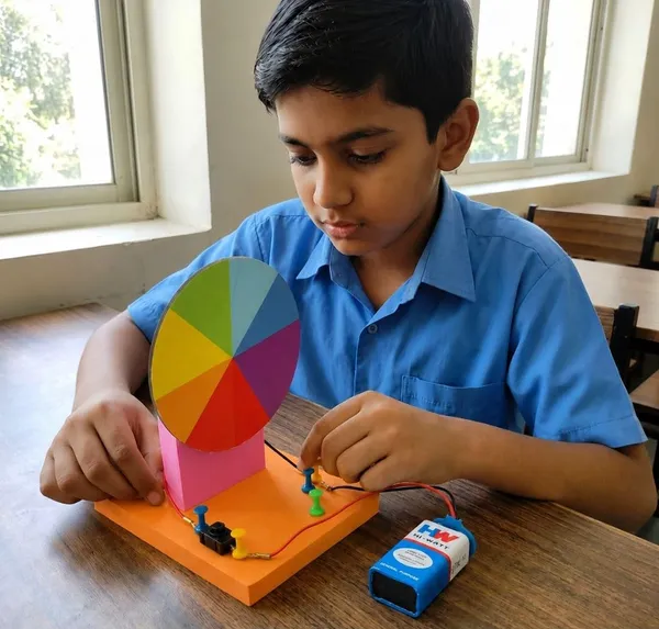 DIY_Newton's_Disc_7_Color_Wheel_Science_Project_Kit_Science_Fair_Exhibition_Projects_Working_Model_Physics_Experiment_STEM_Educational_Learning_Activity_for_School_Kids_and_Students