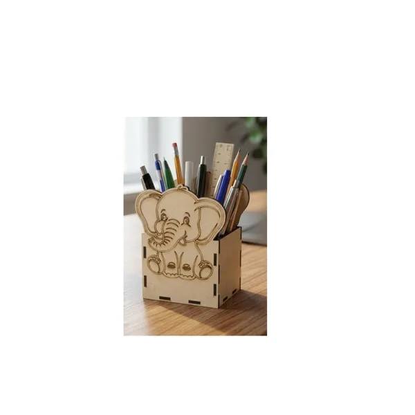DIY_Painting_and_Colouring_Kit_Wooden_Elephant_Pen_Stand_for_Kids_MDF_Desk_Organizer_Pencil_Holder_Craft_Kit_Cute_Cartoon_Study_Table_Decor_Birthday_Return_Gift