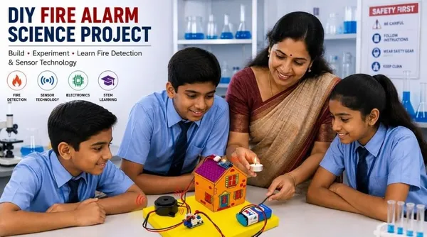 DIY_Paper_House_Fire_Alarm_STEM_Science_Project_Working_Model_Kit_for_Class_12_Physics_Educational_Safety_Experiment,_Learning_Activity_for_School_Students_with_Buzzer_and_Sensor