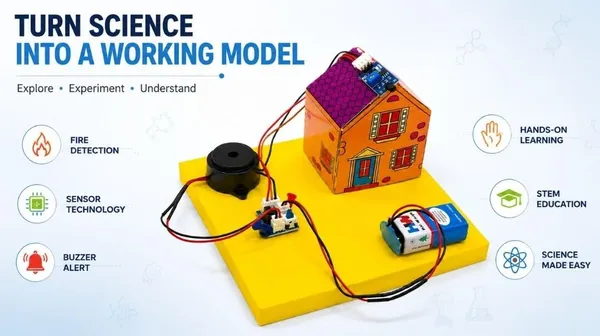 DIY_Paper_House_Fire_Alarm_STEM_Science_Project_Working_Model_Kit_for_Class_12_Physics_Educational_Safety_Experiment,_Learning_Activity_for_School_Students_with_Buzzer_and_Sensor