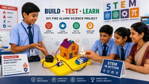DIY_Paper_House_Fire_Alarm_STEM_Science_Project_Working_Model_Kit_for_Class_12_Physics_Educational_Safety_Experiment,_Learning_Activity_for_School_Students_with_Buzzer_and_Sensor