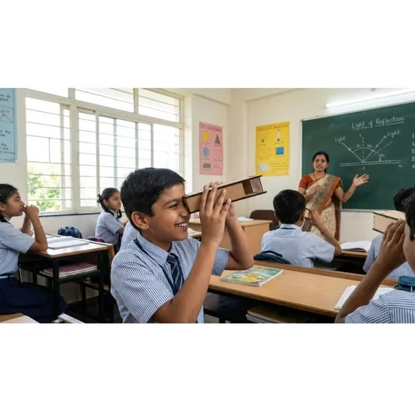 DIY_Periscope_Light_Reflection_Physics_Working_Model_STEM_Educational_Optics_Science_Project_Kit_for_Class_6–12_Students_|_Laws_of_Reflection_Demonstration_School_Science_Exhibition_Model