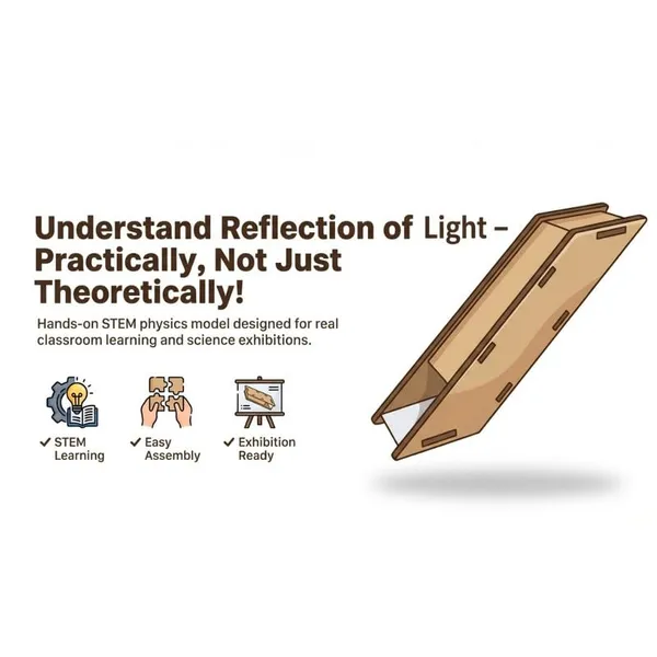DIY_Periscope_Light_Reflection_Physics_Working_Model_STEM_Educational_Optics_Science_Project_Kit_for_Class_6–12_Students_|_Laws_of_Reflection_Demonstration_School_Science_Exhibition_Model