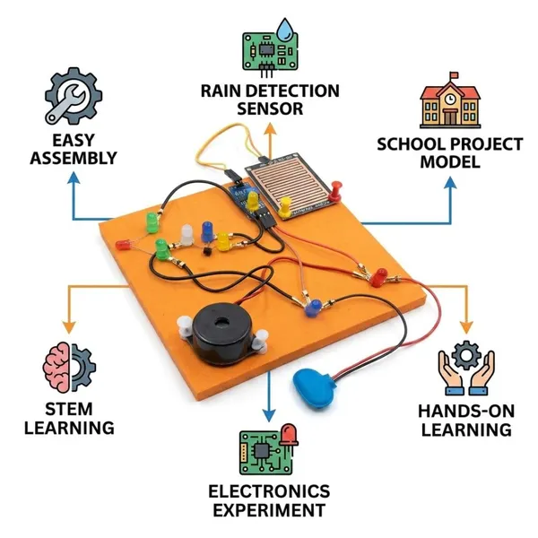 DIY_Rain_Sensor_Kit_Science_Project_Working_Model_for_School_Students_Water_Detection_Alarm_STEM_Electronics_Experiment_Kit_with_Buzzer_and_LED_for_Class_6-12_Exhibition_Use