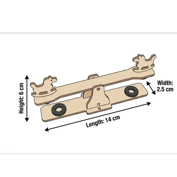 DIY_STEM_Wooden_Magnetic_Seesaw_Educational_Science_Project_Kit_Experiment_with_Magnetism_and_Lever_Principal_Physics_Working_Model_for_Class_6-10_Students