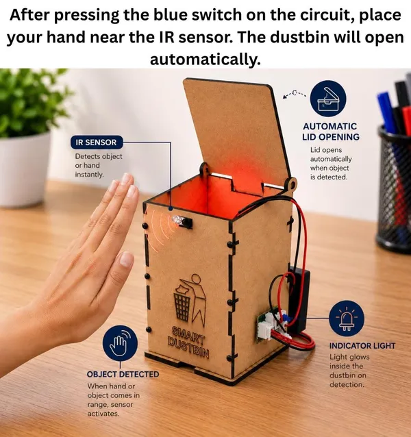 DIY_Smart_Dustbin_Science_Project_Working_Model_Kit_Using_IR_Sensor_|_Automatic_Waste_Bin_STEM_Learning_Activity_for_Science_Exhibition,_School_Projects,_Students_and_Kids