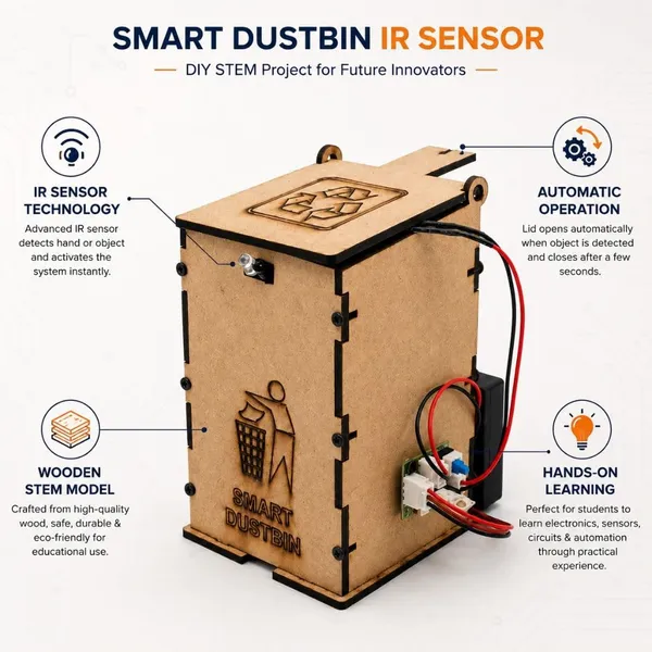 DIY_Smart_Dustbin_Science_Project_Working_Model_Kit_Using_IR_Sensor_|_Automatic_Waste_Bin_STEM_Learning_Activity_for_Science_Exhibition,_School_Projects,_Students_and_Kids