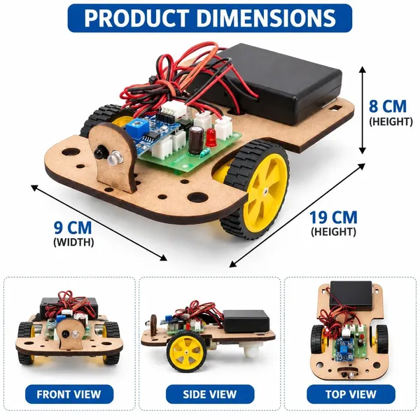 DIY_Traffic_Bot_Working_Model_Stops_When_It_Sees_an_Obstacle_IR_Sensor_Based_Smart_Robotic_Car_Science_Project_Experiment_STEM_Learning_Educational_Toy_Kit_for_School_Kids_and_Students