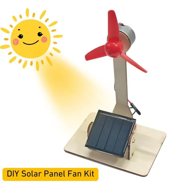 DIY_Windmill_Solar_Panel_Toy_Fan_Science_Project_kit_DC_Motor_Working_Model_Step-by-Step_Assembly_Fun_DIY_Renewable_Energy_Project_Kit