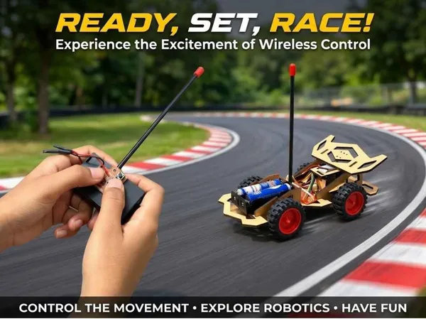 DIY_Wireless_Remote_Controlled_Car_Kit_with_MDF_Chassis,_RF_Controller_and_Receiver,_STEM_Robotics_Science_Experiment_Working_Model_for_Kids_and_School_Students