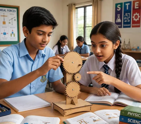 DIY_Wooden_Gear_Reduction_Mechanism_STEM_Learning_Kit_with_Hand_Crank_System|_Mechanical_Engineering_Physics_Working_Model_|_Science_Project_for_School_Exhibition,_Students_and_Kids