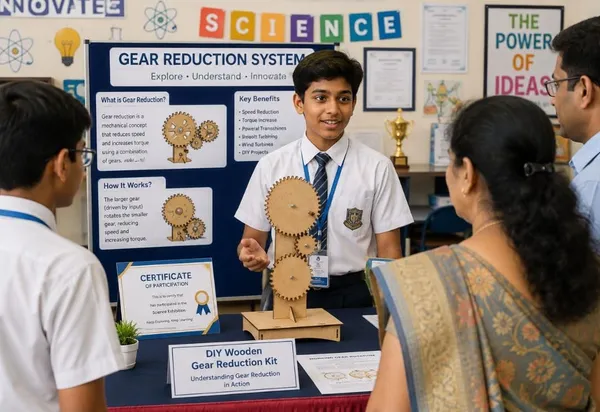 DIY_Wooden_Gear_Reduction_Mechanism_STEM_Learning_Kit_with_Hand_Crank_System|_Mechanical_Engineering_Physics_Working_Model_|_Science_Project_for_School_Exhibition,_Students_and_Kids