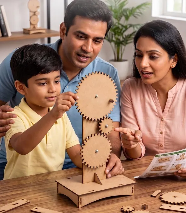 DIY_Wooden_Gear_Reduction_Mechanism_STEM_Learning_Kit_with_Hand_Crank_System|_Mechanical_Engineering_Physics_Working_Model_|_Science_Project_for_School_Exhibition,_Students_and_Kids