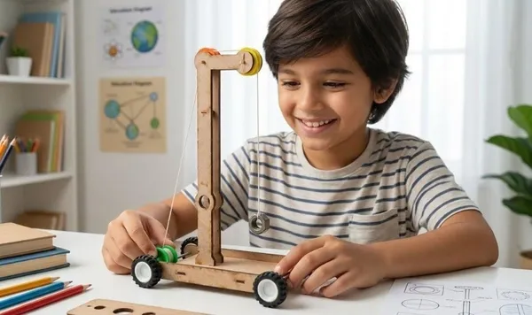 DIY_Wooden_Gravity_Powered_Car_Physics_Science_Project_Working_Model_Kit_STEM_Learning_Toy_for_Kids_Students_School_Exhibition