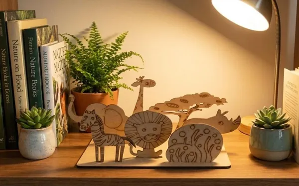 DIY_Wooden_Jungle_Animal_Painting_and_Coloring_Kit_for_School_Kids_Safari_Animal_Model_Set_Lion_Elephant_Giraffe_Zebra_Rhino_Educational_Assembly_Craft_Kit_School_Project_Gift