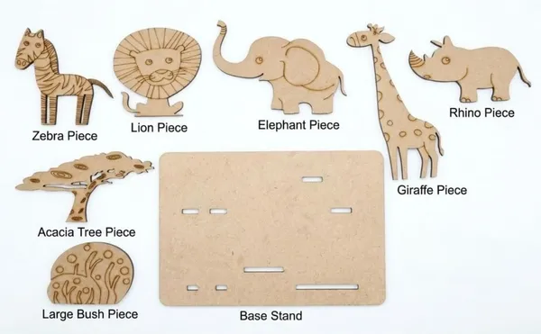 DIY_Wooden_Jungle_Animal_Painting_and_Coloring_Kit_for_School_Kids_Safari_Animal_Model_Set_Lion_Elephant_Giraffe_Zebra_Rhino_Educational_Assembly_Craft_Kit_School_Project_Gift