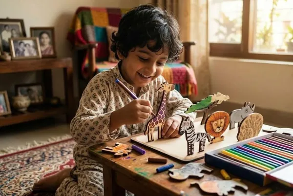 DIY_Wooden_Jungle_Animal_Painting_and_Coloring_Kit_for_School_Kids_Safari_Animal_Model_Set_Lion_Elephant_Giraffe_Zebra_Rhino_Educational_Assembly_Craft_Kit_School_Project_Gift