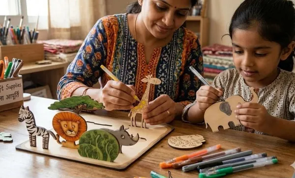 DIY_Wooden_Jungle_Animal_Painting_and_Coloring_Kit_for_School_Kids_Safari_Animal_Model_Set_Lion_Elephant_Giraffe_Zebra_Rhino_Educational_Assembly_Craft_Kit_School_Project_Gift