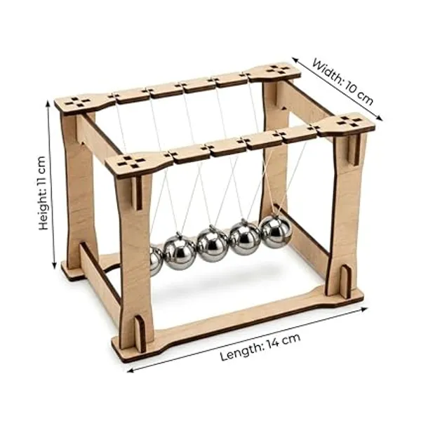 DIY_Wooden_Newton's_Cradle_Working_Model_Science_Project_Physics_STEM_Learning_Kit_Activity_Set_for_School_Kids_and_Students