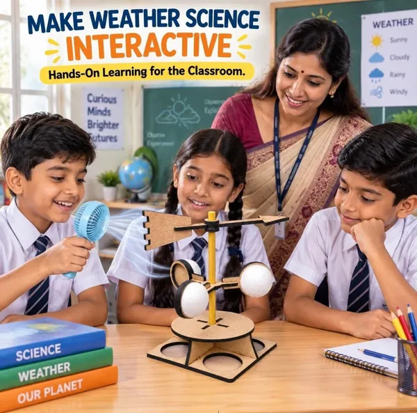 DIY_Wooden_Weather_Anemometer_Wind_Vane_Working_Model_for_Science_Exhibition_Project_STEM_Learning_Educational_Kit_for_School_Kids_Class_12_Students_with_Magnetic_Direction_Compass