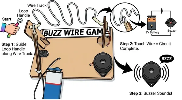Educational_DIY_Buzz_Wire_Game_STEM_Science_Physics_Working_Model_Project_Kit_Simple_Electric_Circuit_with_Buzzer_Steady_Hand_Skill_Development_Toy_for_School_Kids_&_Students