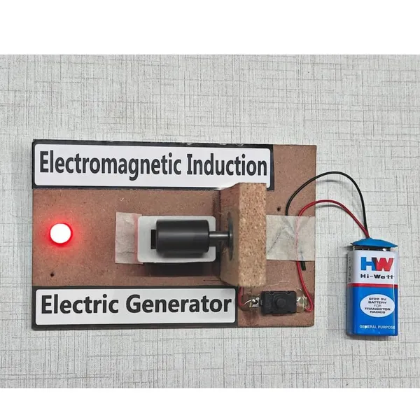 Electricity_Generation_Project_for_Class_10_AC_DC_Science_Project_Faraday's_Law_of_Electromagnetic_Induction_Physics_Working_Model_for_Class_10,_12_Science_Project
