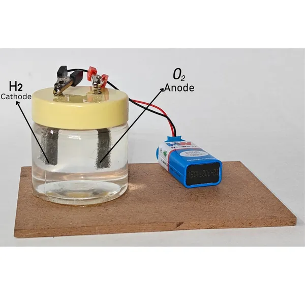 Electrolysis_of_Water_Science_Project_Working_Model_for_Class_10_School_Students