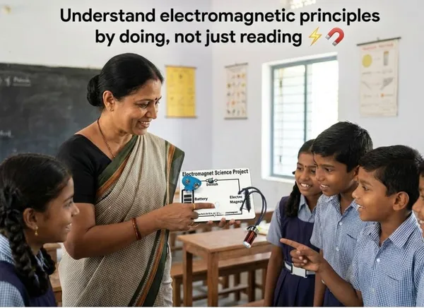 Electromagnet_Science_Project_STEM_Learning_Working_Model_Kit_Based_on_Faraday's_Law_of_Electromagnetic_Induction_for_Class_12_School_Students